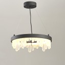 Loft Industry Modern - Black Ice Chandelier